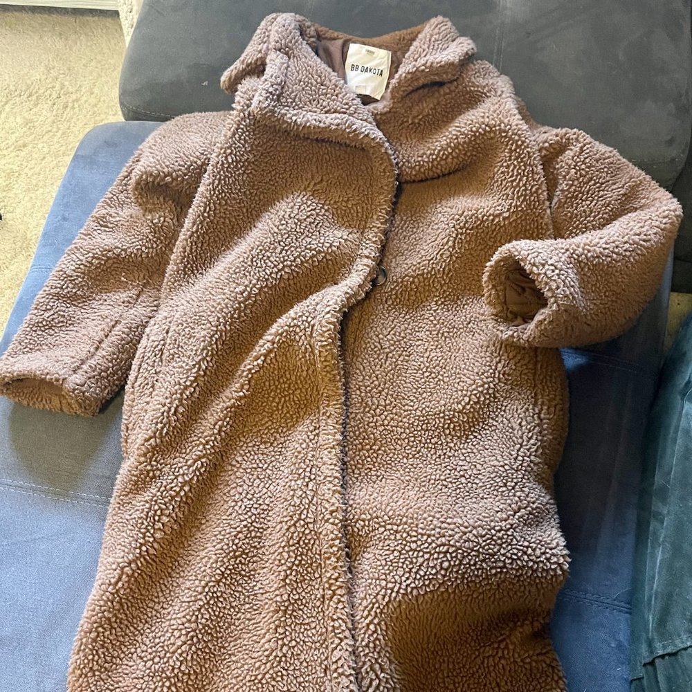 Daryna Faux Fur Coat BB Dakota- Size Small